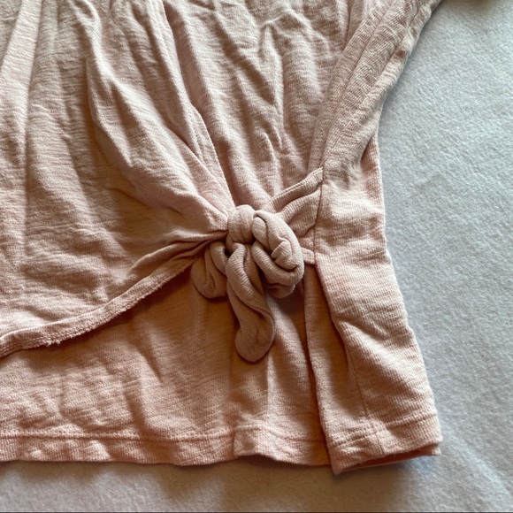 Light Pink Adjustable Wrap Top - Picture 2 of 3